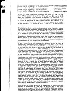 Distractivos del CASO MATUTE JOHNS