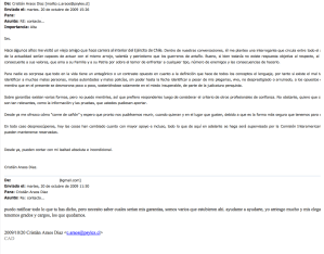 Araos Cristián y Carabineros en caso matute