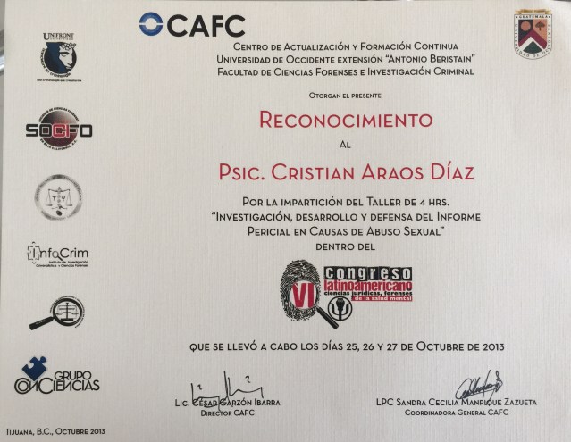 Tijuan MX Cristián Araos Diaz