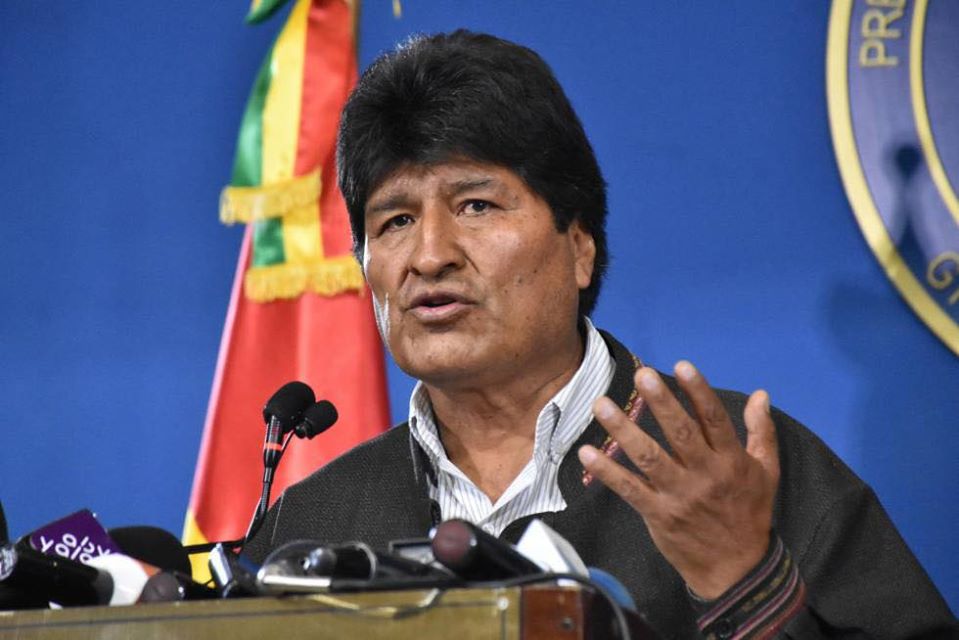 Evo Morales, cuyo gobierno en Bolivia es visto como un ejemplo de tiranía.